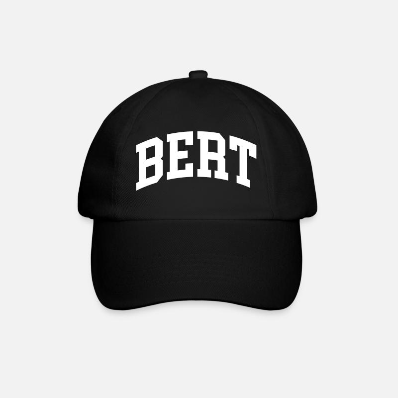 Bert - Baseballkappe - Schwarz/Schwarz