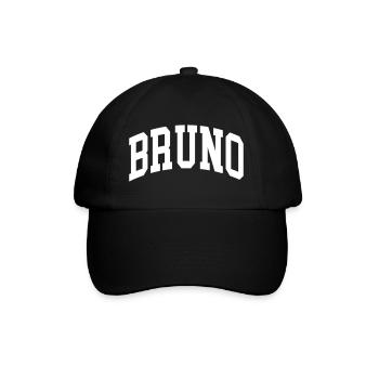 Bruno - Baseballkappe - Schwarz/Schwarz - Vorne