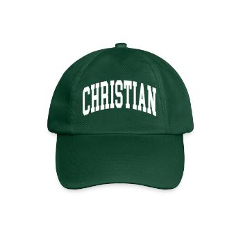 Chrétien - Casquette classique - vert bouteille - Devant