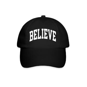 Believe - Baseball Cap - black/black - Front