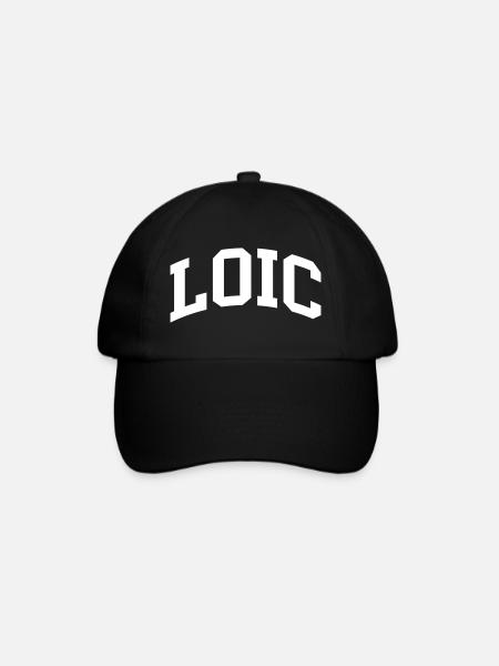 Loïc - Casquette classique - noir/noir