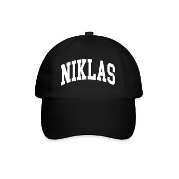 Niklas - Baseball Cap - black/black - Front