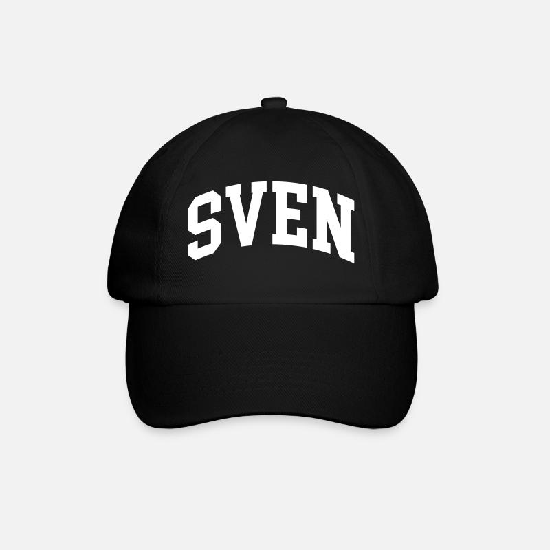 Sven - Baseballkappe - Schwarz/Schwarz