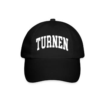 Turnen - Baseballkappe - Schwarz/Schwarz - Vorne