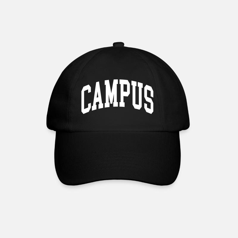 Campus - Casquette classique - noir/noir