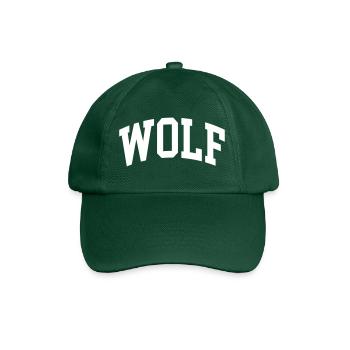 Wolf - Baseball Cap - bottle green - Front