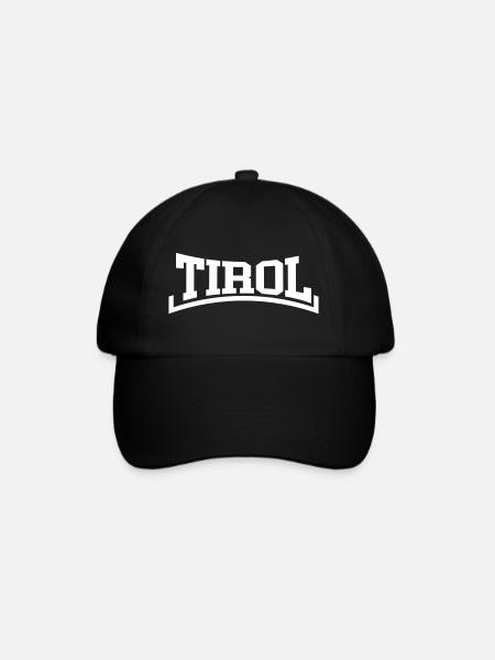 Tirol - Baseballkappe - Schwarz/Schwarz