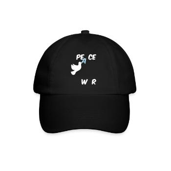Déclaration de paix Stop War avec Dove of Peace - Casquette classique - noir/noir - Devant