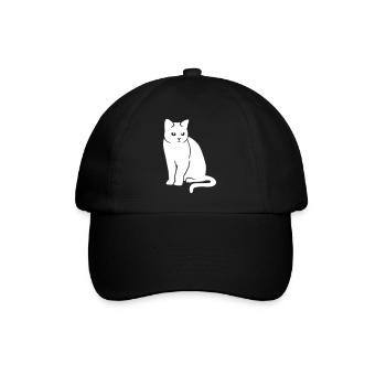 Chat britannique à poil court - Casquette classique - noir/noir - Devant