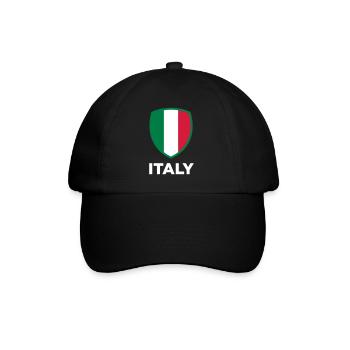 National Flag Of Italy - Baseball Cap - black/black - Front