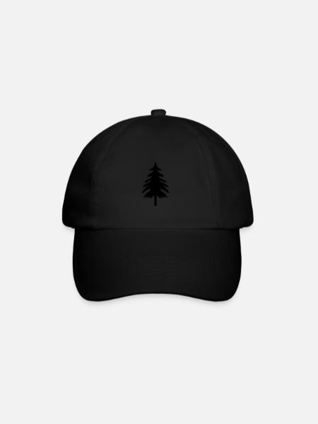 tannenbaum - Baseballkappe - Schwarz/Schwarz