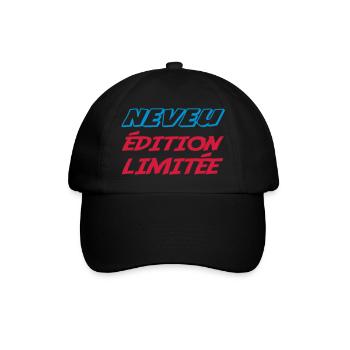 NEVEU édition limitée - Casquette classique - noir/noir - Devant