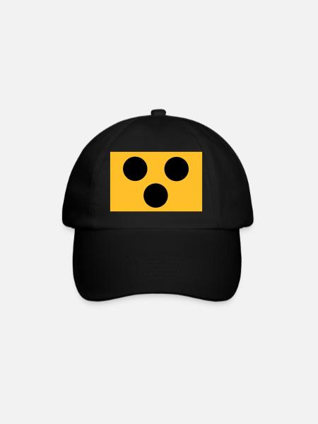 Blind - Blindenzeichen - Baseballkappe - Schwarz/Schwarz