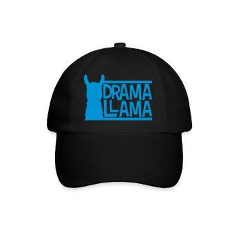 blue bars texte logo drama llama party célébration cool - Casquette classique - noir/noir - Devant