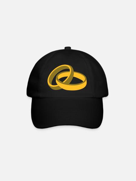 Bagues Mariage - Casquette classique - noir/noir