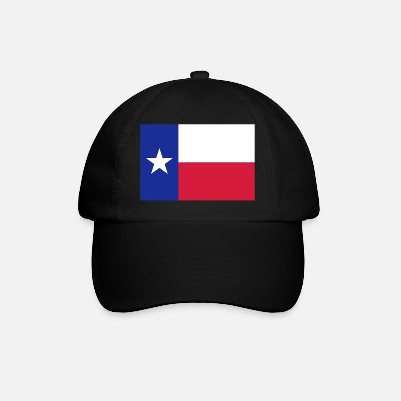 Flag Texas - Cappello con visiera - nero/nero