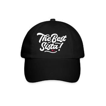 The Best Sista! - Baseball Cap - black/black - Front