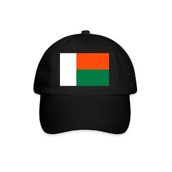 Flag of Madagascar - Baseball Cap - black/black - Front