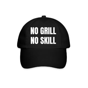 Pas de grill, pas de compétence - Casquette classique - noir/noir - Devant