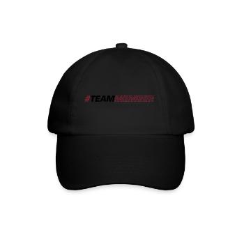 Team Symbol - Baseballkappe - Schwarz/Schwarz - Vorne