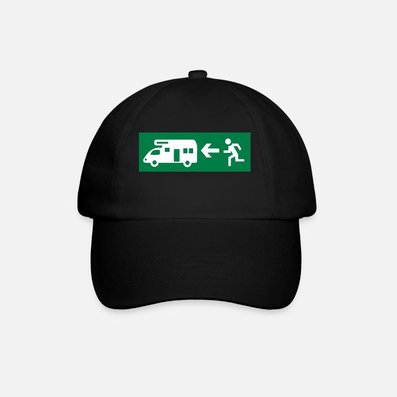 Camping-car - Casquette classique - noir/noir