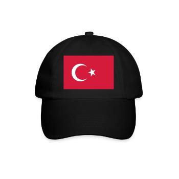 Drapeau de la Turquie - Casquette classique - noir/noir - Devant