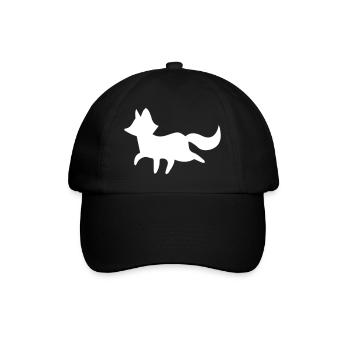 fuchs - Baseballkappe - Schwarz/Schwarz - Vorne