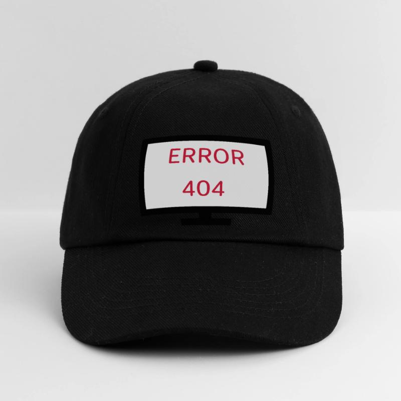 Computer Fehler 404 Baseballkappe