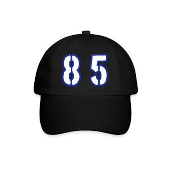 85 Number Symbol - Baseball Cap - black/black - Front