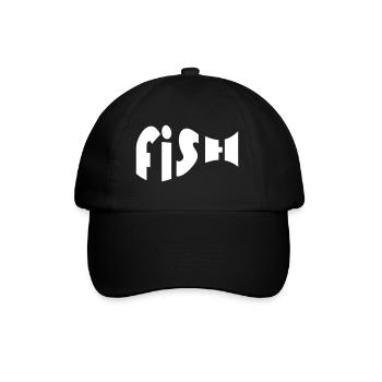 FISH - Baseballkappe - Schwarz/Schwarz - Vorne