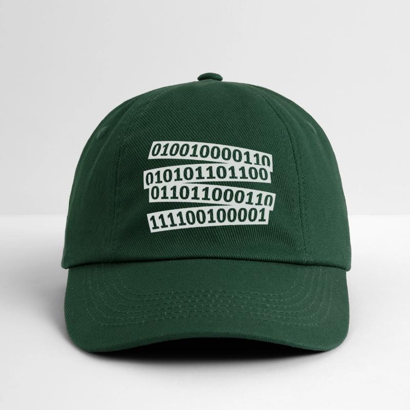Binary Code Program Language Baseball Cap