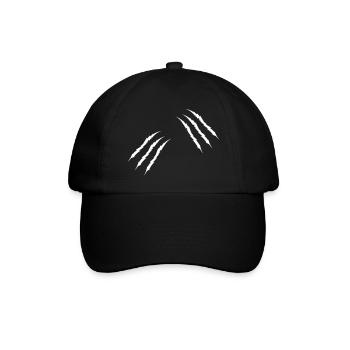 krallen 2 - Baseballkappe - Schwarz/Schwarz - Vorne