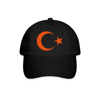 Türkei - Baseballkappe - Schwarz/Schwarz - Vorne