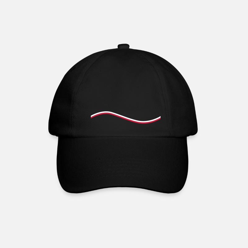 Welle - Baseballkappe - Schwarz/Schwarz
