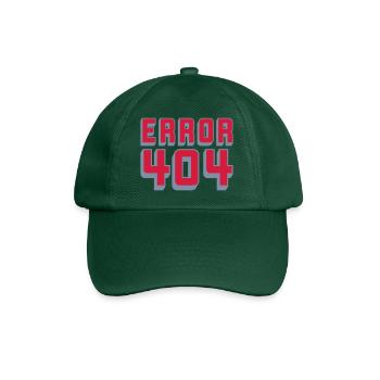 Connection Problem Error 404 - Baseball Cap - bottle green - Front