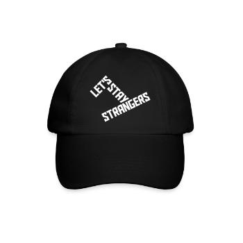 Citation Restons Strangers - Casquette classique - noir/noir - Devant