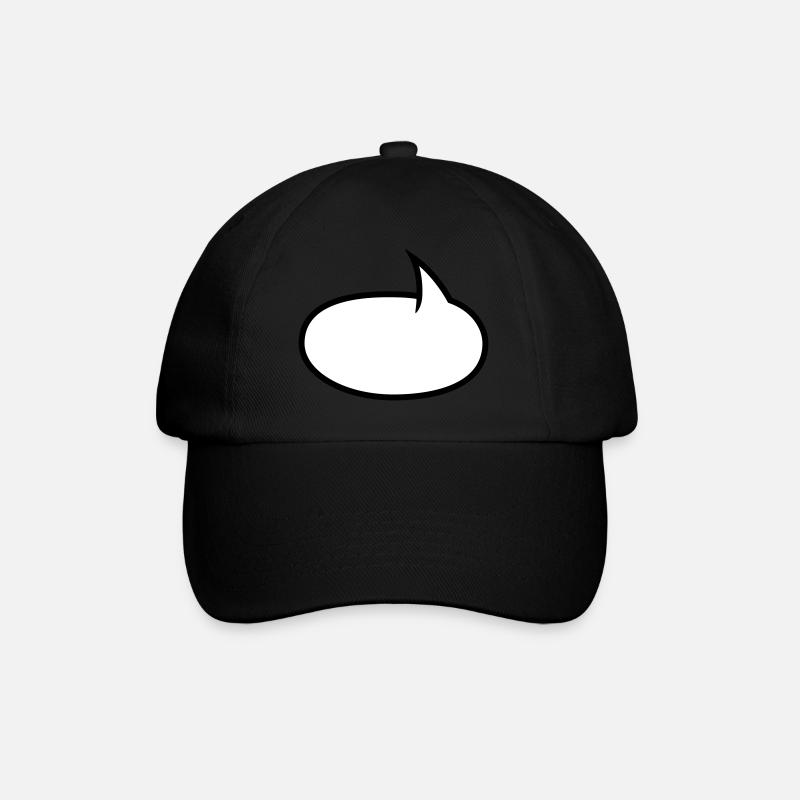 Bulle BD bicolore - Casquette classique - noir/noir