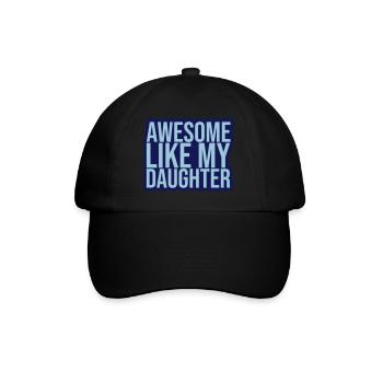 Awesome Like My Daughter - Baseball Cap - black/black - Front