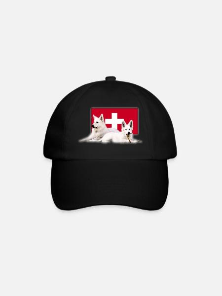 Schweizer Schäferhund - Baseballkappe - Schwarz/Schwarz