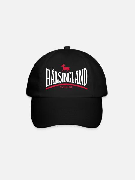 HÄLSINGLAND - Basebollkeps - svart/svart