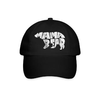 Maman Ours Maman Ours Cadeau Mère Fête des Mères - Casquette classique - noir/noir - Devant