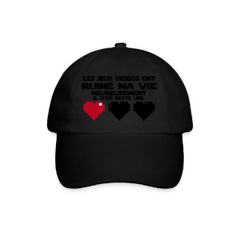 il m'en reste une(vie) - Casquette classique - noir/noir - Devant