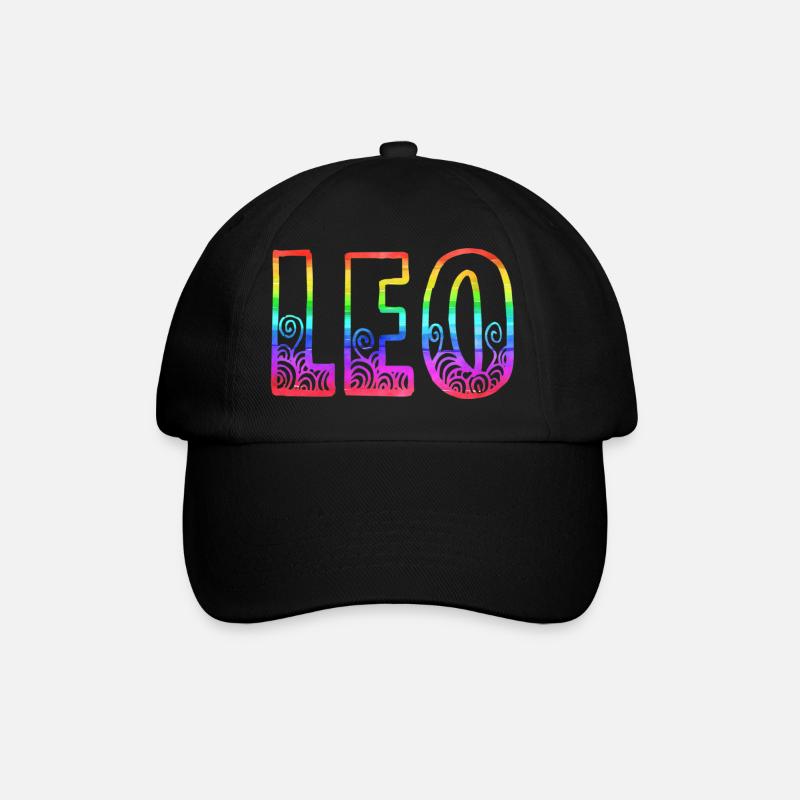 leo rs rainbow - Casquette classique - noir/noir