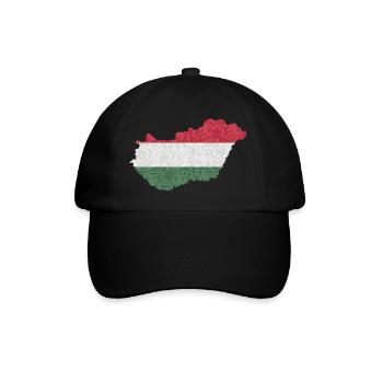 Hungary Flag Hungarian Flag Balaton Hungary - Baseball Cap - black/black - Front