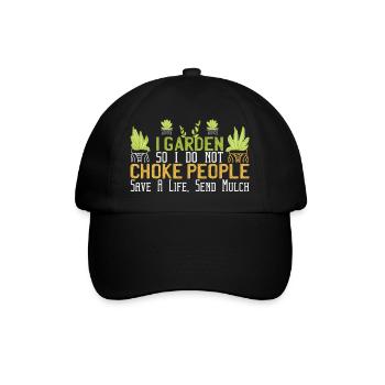 Gardening Gardening Gardening Gardening Gardening Gardeners - Baseball Cap - black/black - Front