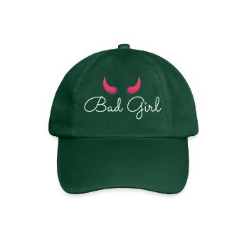 Bad Girl - Casquette classique - vert bouteille - Devant
