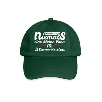 Floristin - Baseballkappe - Flaschengrün - Vorne