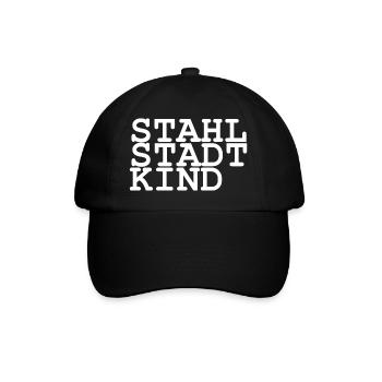 Stahlstadt Kind - Linz - Baseballkappe - Schwarz/Schwarz - Vorne