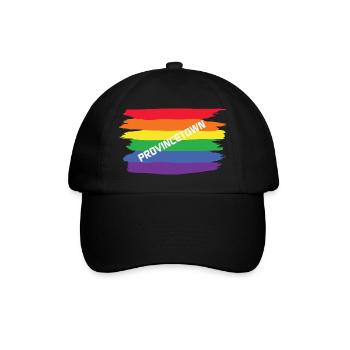 LBGT Flag Gay Pride Human Vintage Rainbow - Baseball Cap - black/black - Front