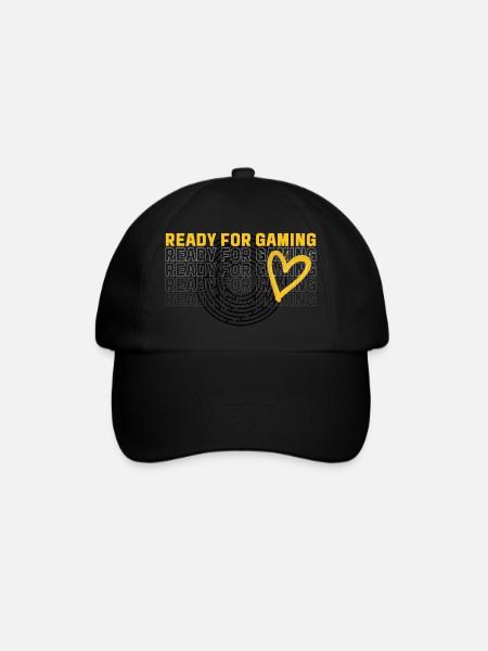 Readyfor gaming - Baseballkappe - Schwarz/Schwarz